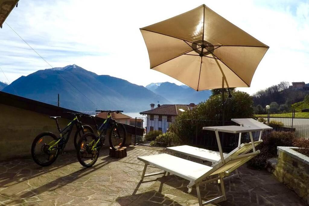 Appartamento Il Girasole Cremia Lago Di Como Exteriör bild